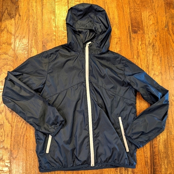 Perry Ellis Mens Hooded Bomber Jacket, Blue, Large  Bomber Jacket - Picture 2 of 12